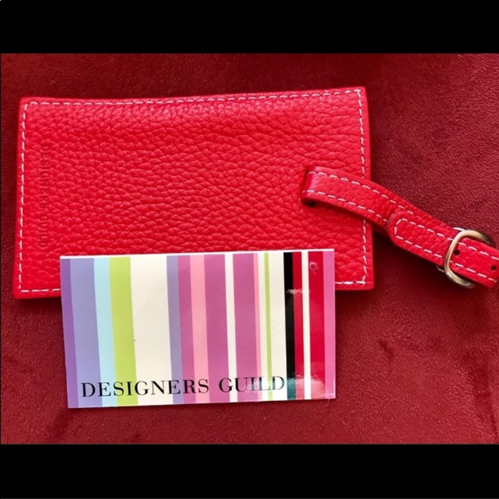 Luggage Tags ID Designers Guild Leather Name New